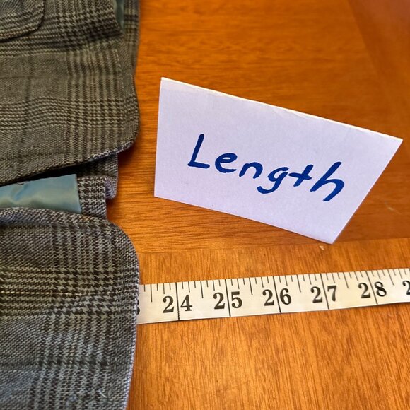 New York & Company Vintage 90s plaid blazer jacket 16 - Picture 4 of 6